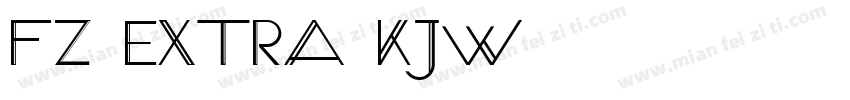 FZ Extra KJW字体转换